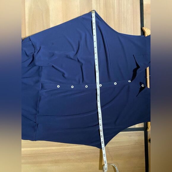 Ralph Lauren 3x navy‎ blue jumpsuit with belt - Picture 2 of 7